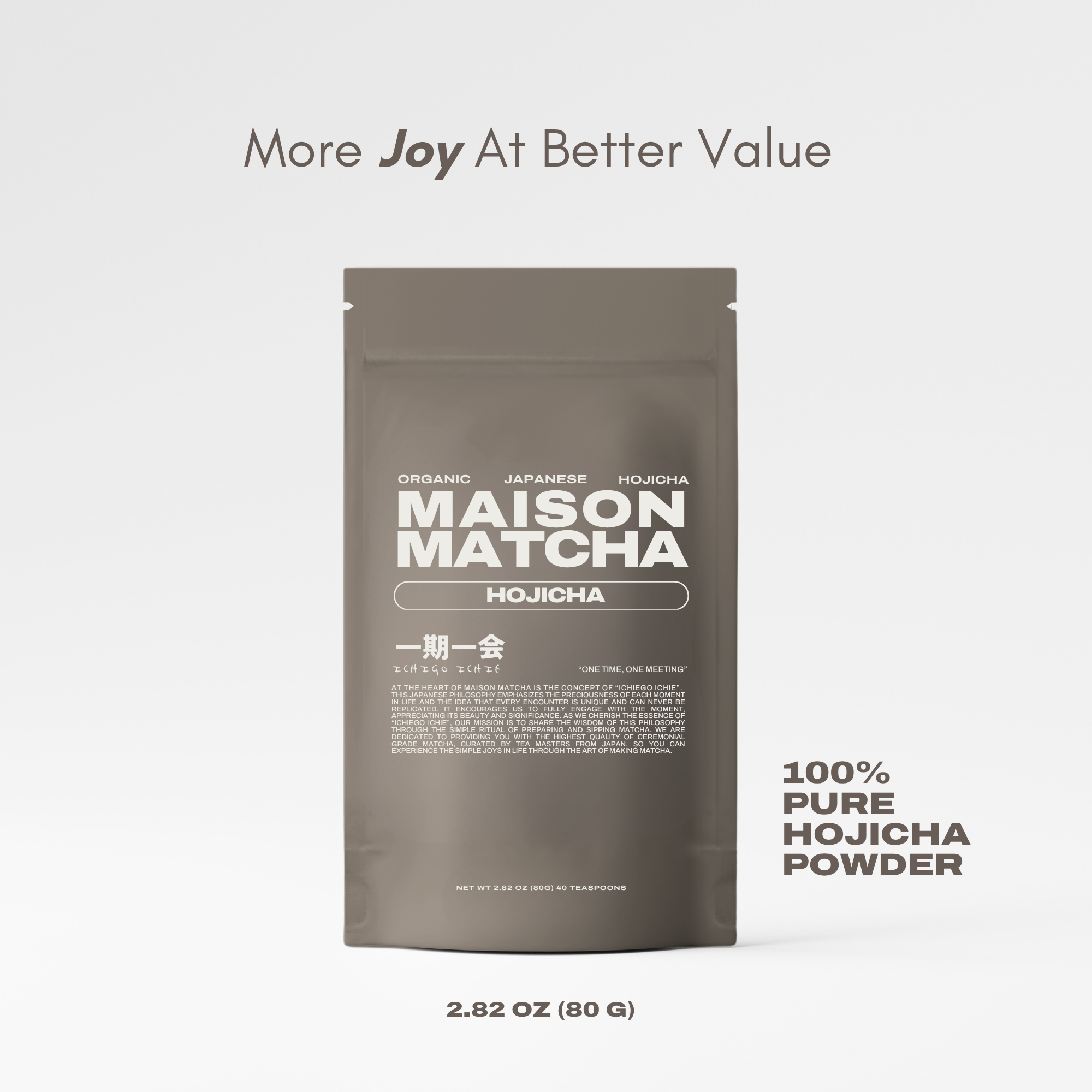 Organic Japanese Hojicha 80g