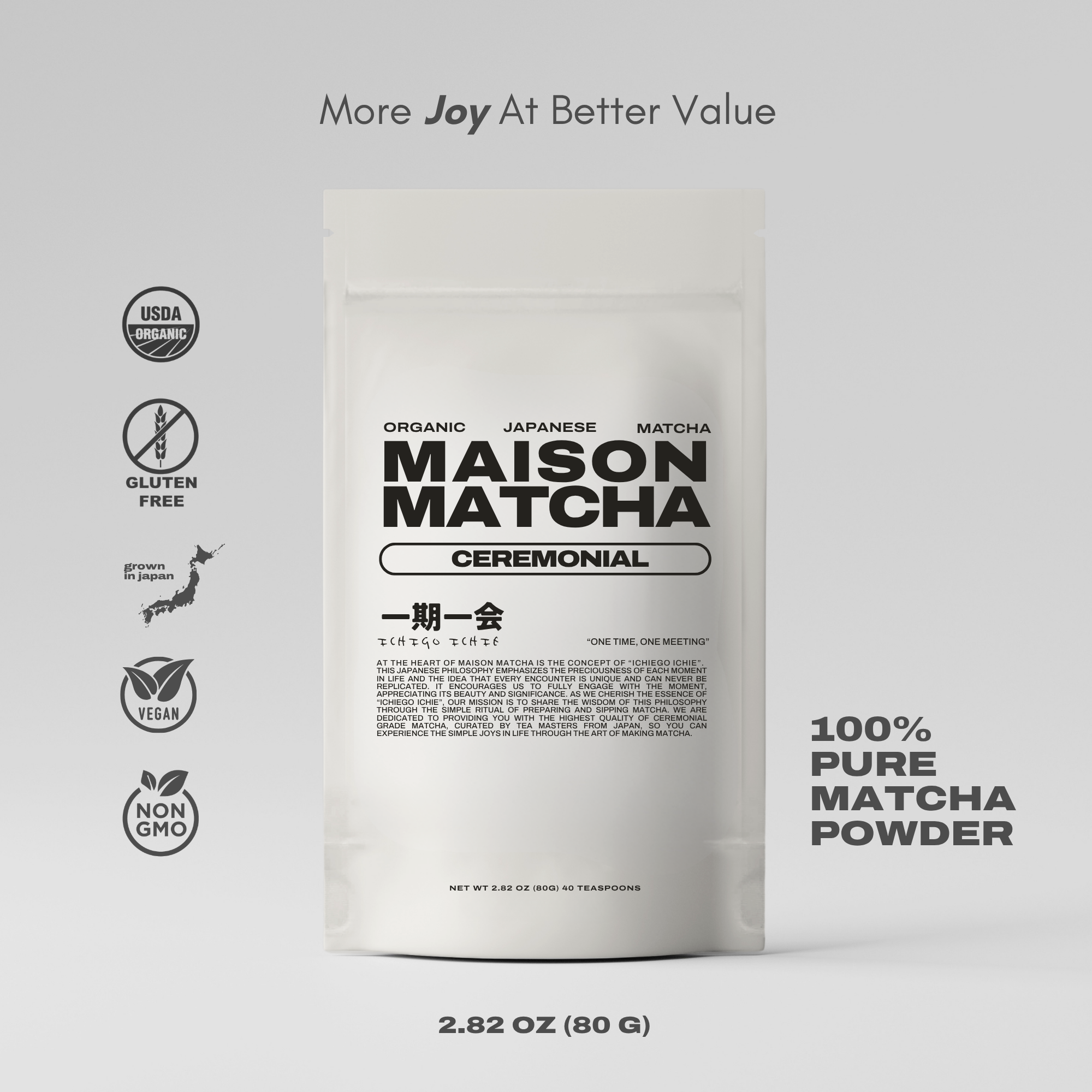 Ceremonial Japanese Matcha 80g